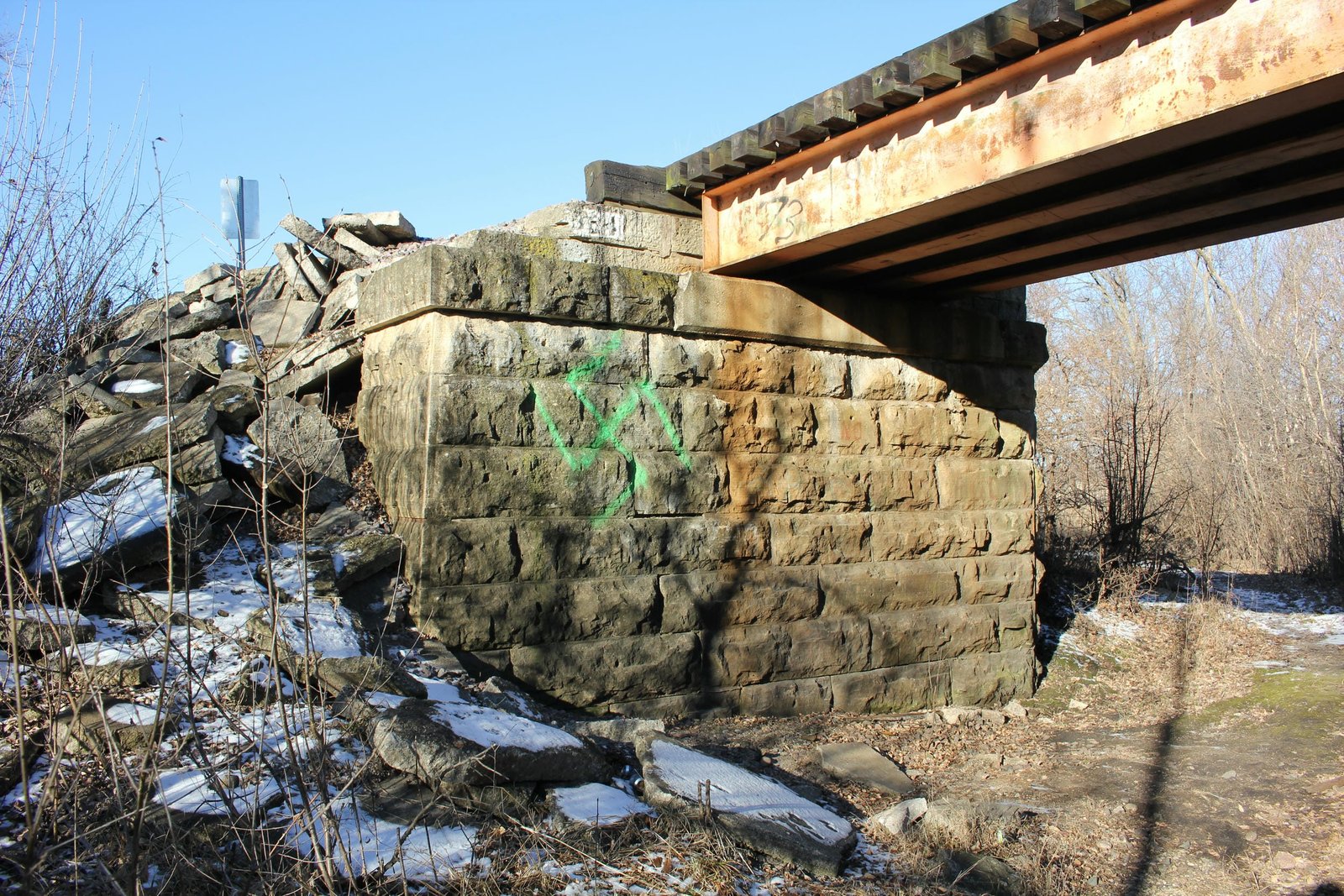 West abutment